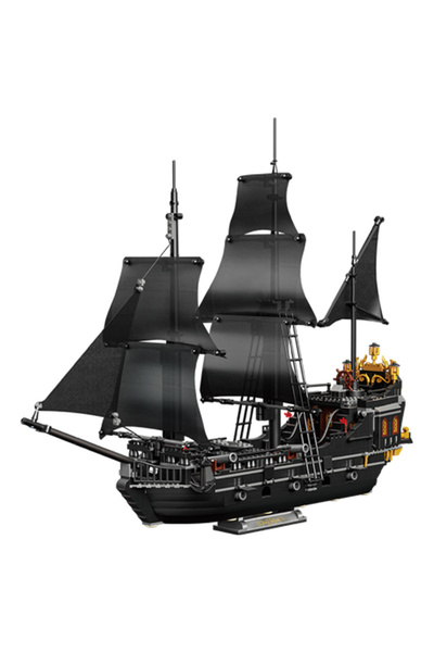 choice2 سفينة قراصنة بدون صندوق، 1424 قطعة، سفينة قراصنة سوداء، مغامرة، قارب ...