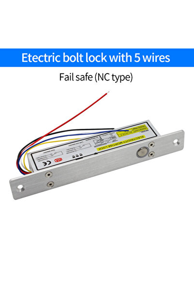 Choice B7L-NC Fail Safe DC12V NC NO Electronic Drop Bolt Lock Magnetic Solenoid Mortise Latch for Glass Woo