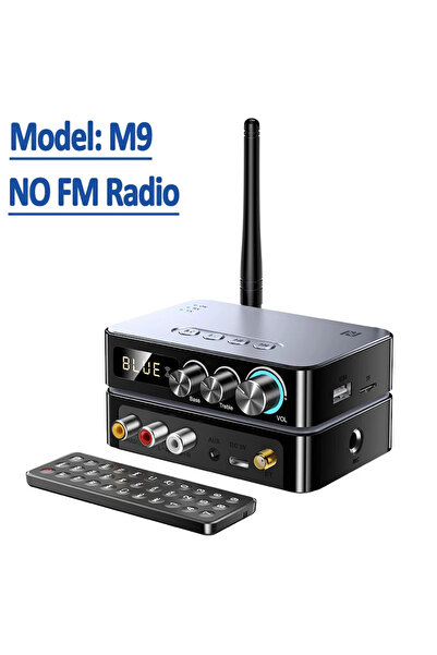 Vikefon M9 NFC 1200Mah Bluetooth 5.1 Receiver Transmitter Stereo 3.5mm AUX Jack RCA Wireless Audio Adapter M