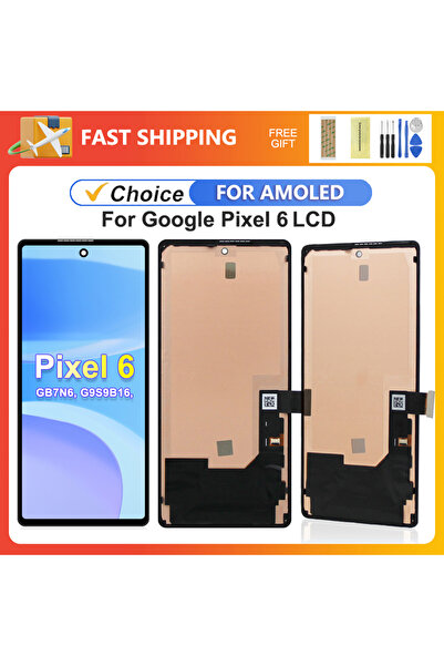 Choice أسود مع إطار لهاتف Google Pixel 6 مقاس 6.4 بوصة من AMOLED Google Pixel...