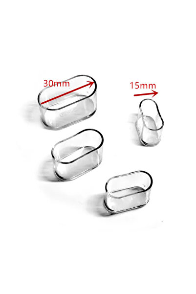 Choice 16 قطعة من أغطية أرجل الكراسي المصنوعة من السيليكون الشفاف، مقاس 15 × ...