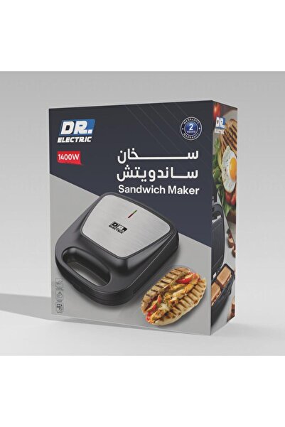 DR.ELECTRIC DR Electric Sandwich Warmer DR14001 Electric Grill 1400W Non-Stick Multi-Purpose