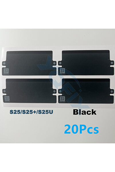 Choice 20 ملصقًا أسودًا لتحديد علامات الإغلاق، مناسب لصناديق S25 وS24 وS23 وS...
