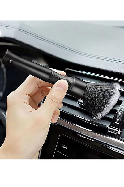 MeyZone Siyah Araç Oto Araba Klima Havalandırma Detaylı Temizlik Fırçası Prem...