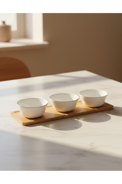 REDTAG White Snacks Set (4 Piece)