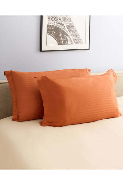 REDTAG غطاء وسادة مزخرف باللون البرتقالي (قطعتان)