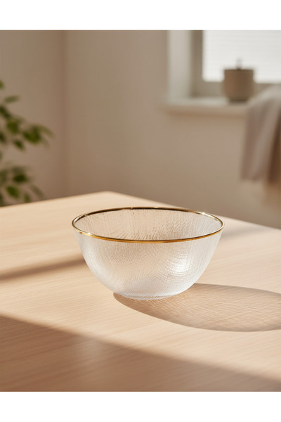 REDTAG Gold Band Glass Cereal Bowl