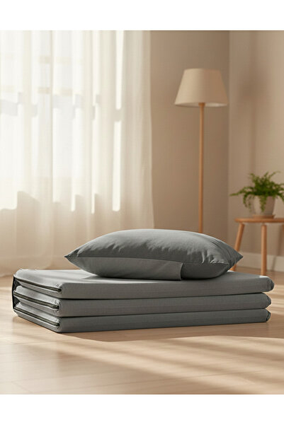 REDTAG Grey Travel Mattress Set (2 Piece)