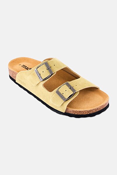 MUDD صندل نسائي سهل الارتداء من الفلين، زيتوني فاتح