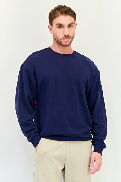 Reebok Men Sportswear Fit Long Sleeve Outdoor Sweatshirt, Multicolor