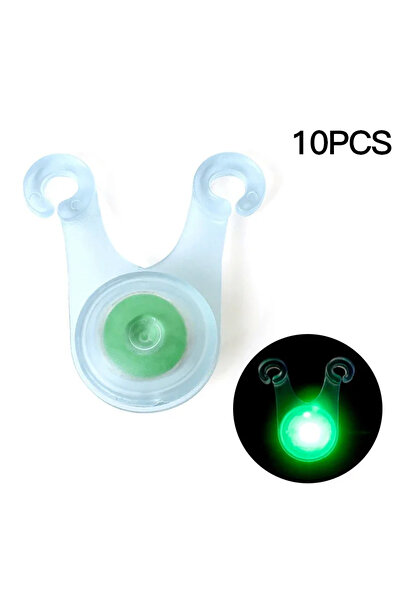 Choice Green 10pcs 10pcs LED Tent String Rope Guard Hanging Light Mini Flashlight Waterproof Outdoor Campin