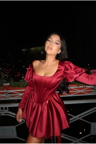 Shop Royal Burgundy dress