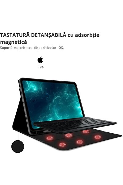 KSENTRY Husă cu tastatură pentru iPad Apple