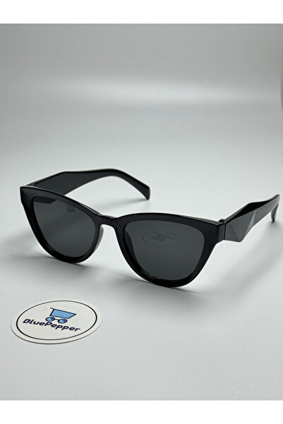 BluePepper Pradix V5 |   Sunglasses Cateye Model Black Frame Black Glass Colo...
