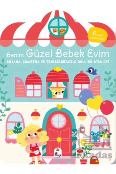 İndigo Çocuk Benim Güzel Bebek Evim - Boyama, Çıkartma Ve Yeni Kelimelerle Do...