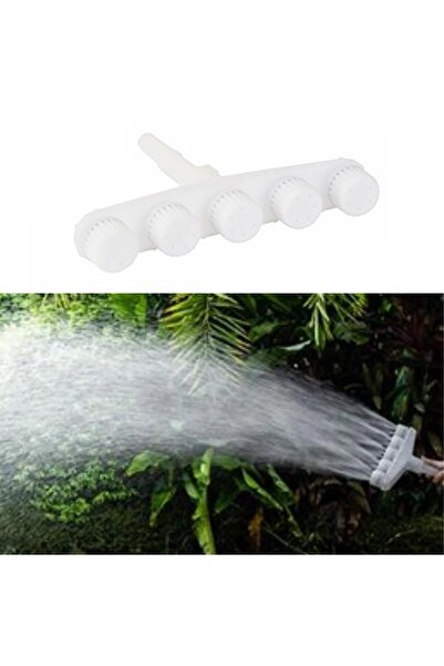 CT STONES رأس ري للحدائق والحقول بخمسة فوهات، جهاز رش مياه عالي الضغط مع خرطو...