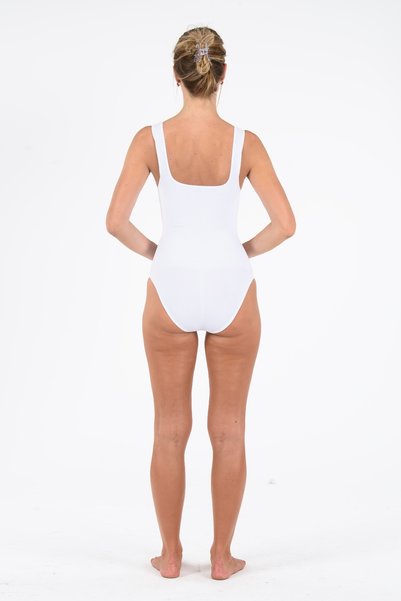 Leepsy Stitch-Free Seamless Thick Strap Snap-On Bodysuit – Slimming and Firming Slip Corset