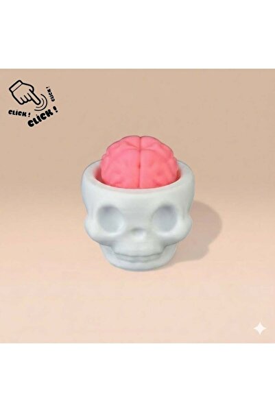 Creva Kurukafa/Beyin Clicker Anahtarlık