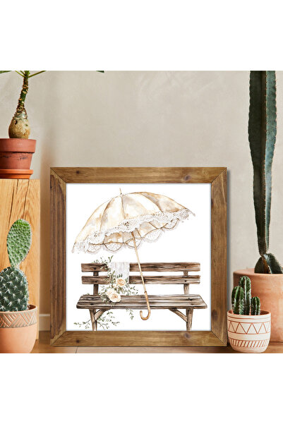 Tuba Decor Tablou pătrat cu rama din lemn