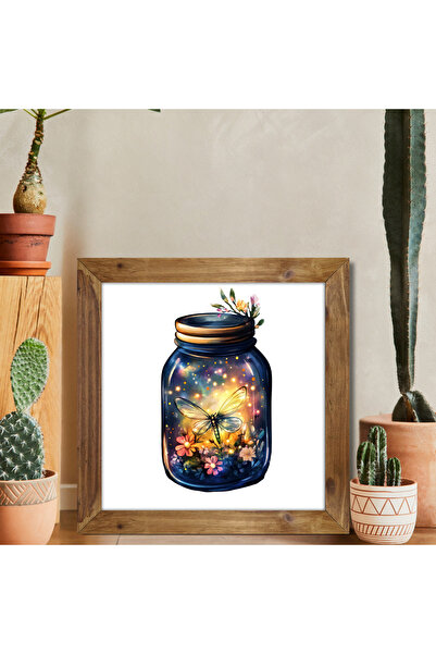 Tuba Decor Tablou pătrat cu rama din lemn