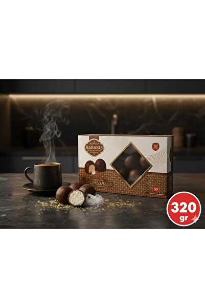 Karakış Çikolatalı Pişmaniye 320 gr - El yapımı Geleneksel Kahve Yanı Tatlı