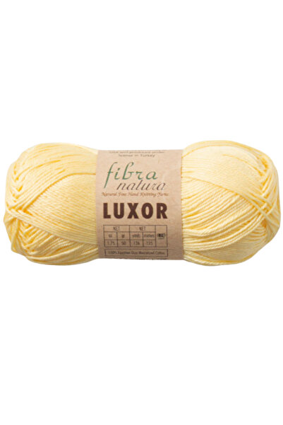 Fibra Natura Luxor 100% Mercerized Cotton – 50 g 125 m Fine Knitting Yarn-105-30-1 Pcs