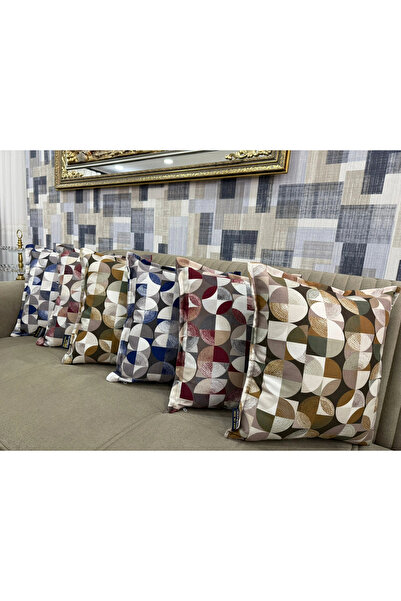 NİVEMESHOME MOZAIC VERDE-MARO (45X45) HUSĂ PENTRU PERNE CU UMPLUTURĂ