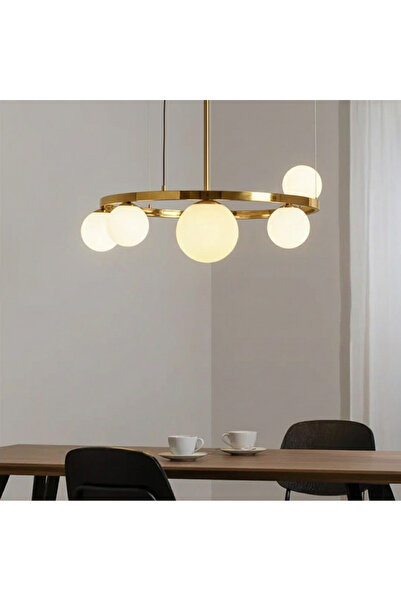 RONİSU AYDINLATMA Oliva 5'li Halka Sarkıt Avize RA-AVZ- 9145-38-72