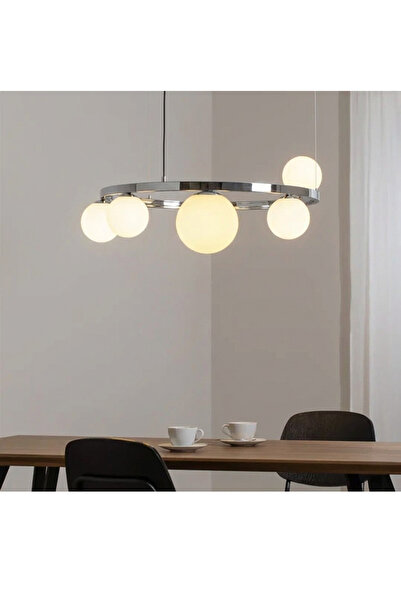 RONİSU AYDINLATMA Oliva 5'li Halka Sarkıt Avize RA-AVZ- 9145-38-72