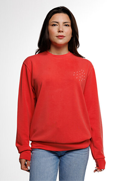YSLY.CLUB Bisiklet Yaka Kadın En İyi İyinin Düşmanıdır Baskılı Modal Sweatshirt