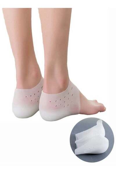 Arabest Plantar Fasciitis Socks with Arch Support Heel Bandage, Gel Heel Cups for Heel Pain, Cracked