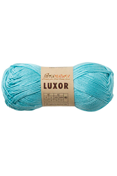 Fibra Natura لوكسور 100% قطن ميرسيريزد - 50 جرام 125 متر خيط حياكة رفيع-105-1...