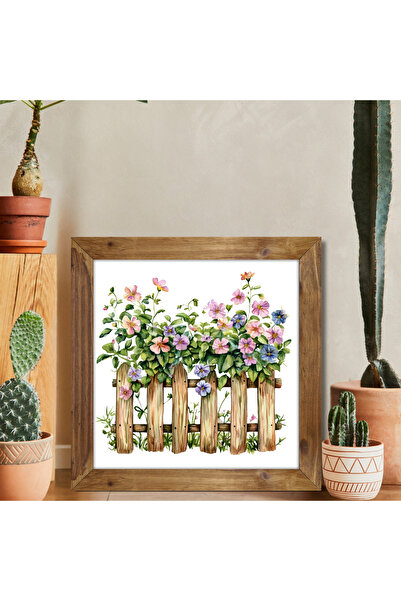 Tuba Decor Tablou pătrat cu rama din lemn