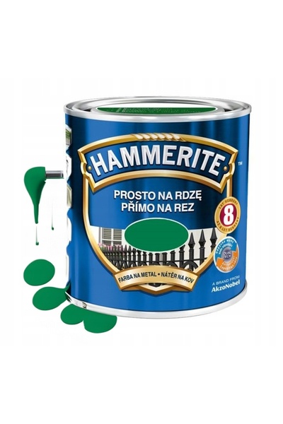 Other Vopsea pentru metal, aplicabilă direct pe rugină, verde lucios, 0.7l