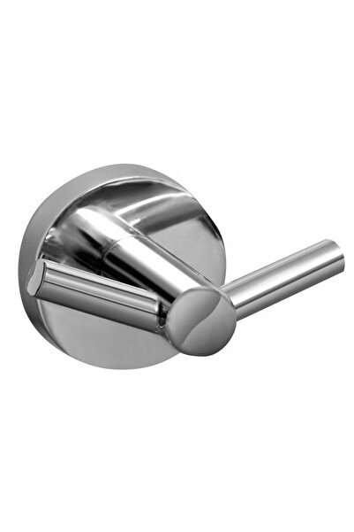 Bisk Suport dublu pentru prosoape, cromat, 7 cm