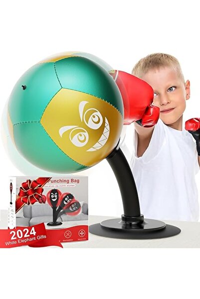 Arabest كرة ملاكمة طاولة مزودة بكوب شفط، لعبة مسلية لزملاء العمل والأصدقاء