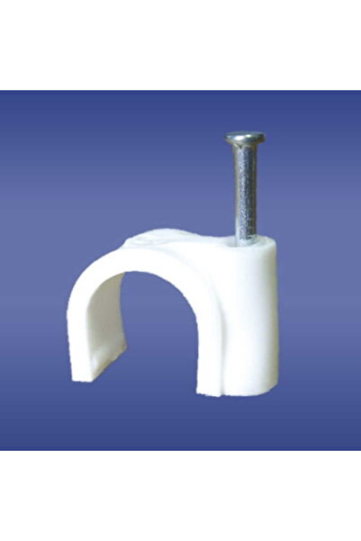 shumee Uchwyt kablowy z gwoździem okrągły fi 10mm FLOP-10 opk.=100szt Elektro...