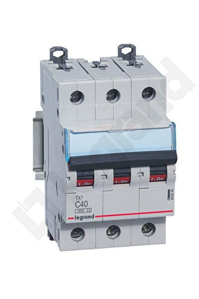 Legrand Circuit breaker 3P C 40A 6kA AC S303 TX3 403549