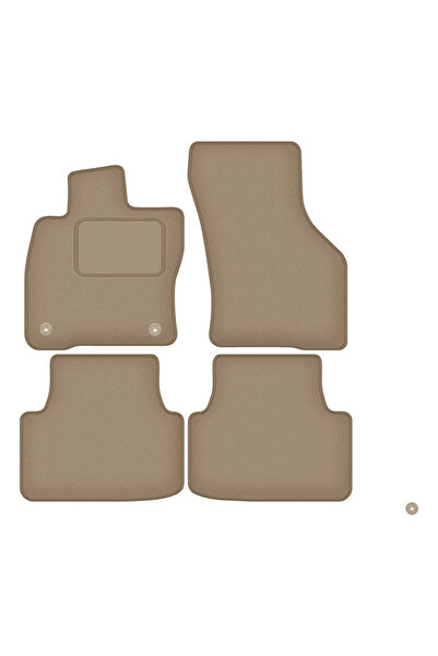 Other Dywaniki samochodowe welurowe do: Cupra LEON KL 5D, sportstourer hybryda (2020-2024) beżowe