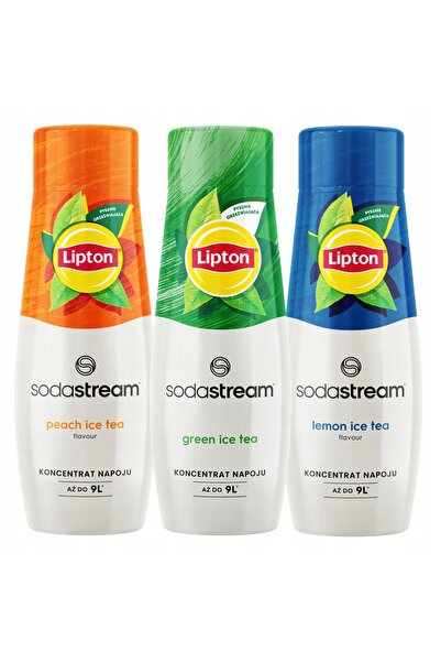 Other Sodastream Lipton Ice Tea Piersică + Lămâie + Verde, pachet de 3 concen...
