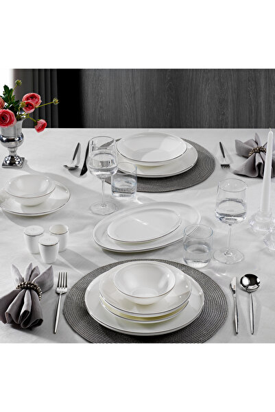Schafer Chance Platin Yemek Takımı 56 Parça-Platin