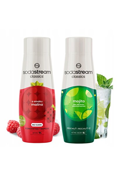 Other Siropuri SodaStream pentru concentratul de zmeură Zero + Mojito Soda