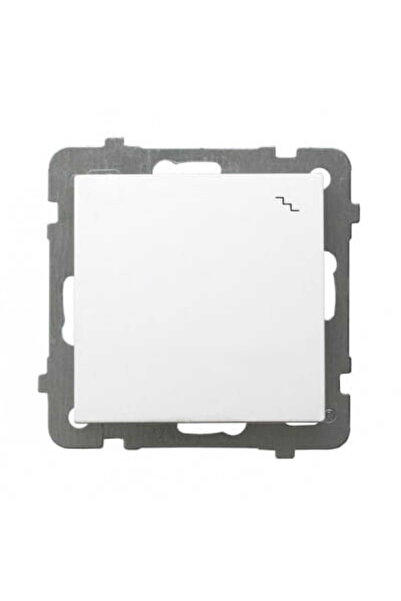 OSPEL Conector de scară alb, fără cadru, din lemn masiv