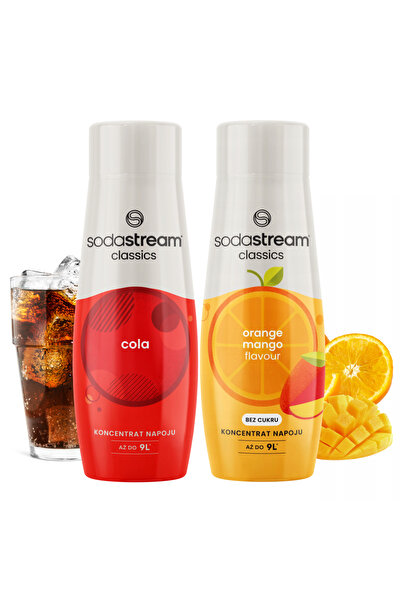 Other Set de concentrate SODASTREAM pentru saturator 2x Sirop COLA + Mango Portocaliu