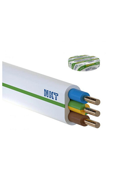 shumee Cablu NKT instal PLUS CENTER YDYp 3x2.5 Ž alb 450/750 /100m/