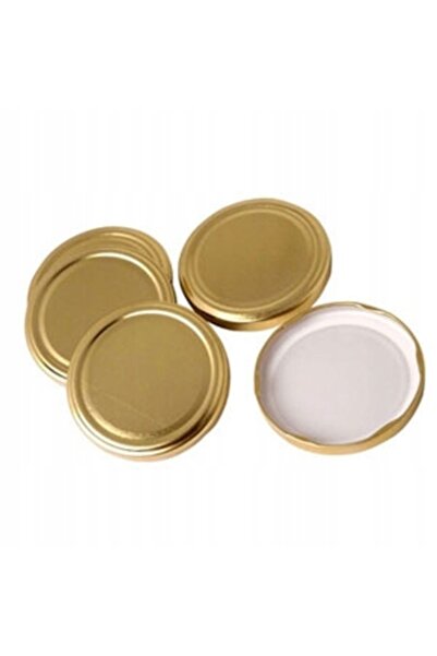 Other Capace de borcan, aurii, diametru 82 mm, 6 x 10 buc.