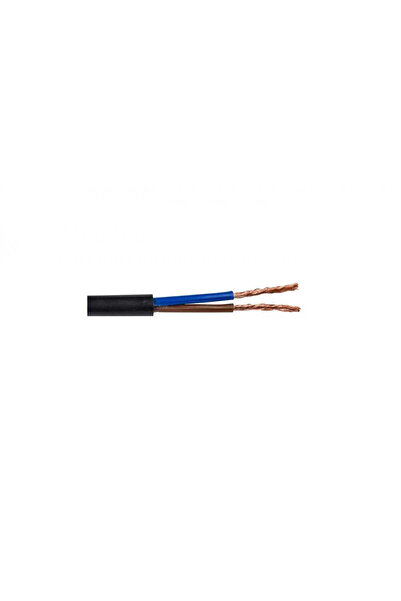 ELHURT Flat cable H03VVH2-F (OMYp) 2x1.5 black 300/300V /100m/