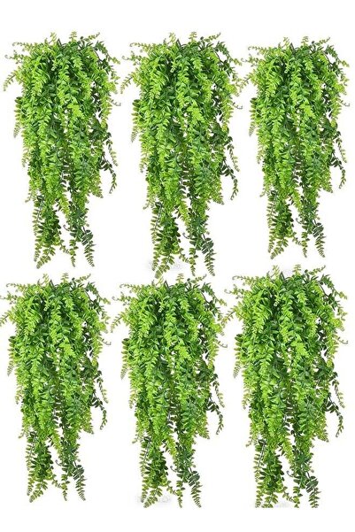 Arabest مجموعة من 6 نباتات معلقة من أوراق اللبلاب الاصطناعية لتزيين الجدران و...