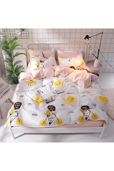 Generic 4-Piece Gorgeous Floral Design Duvet Cover Set Cotton Multicolour