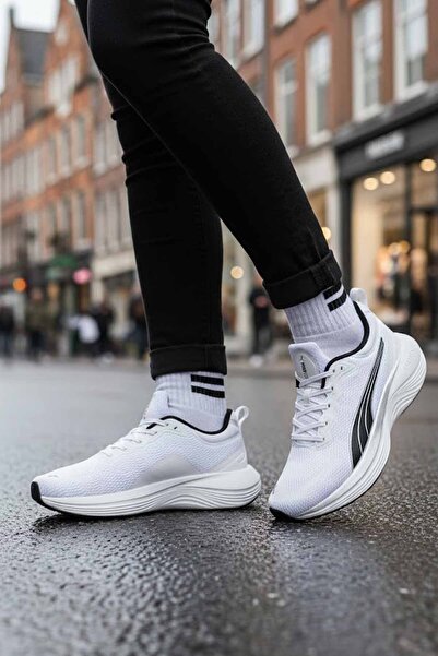 Puma Women's Daily Thick Heel Sports Shoes White